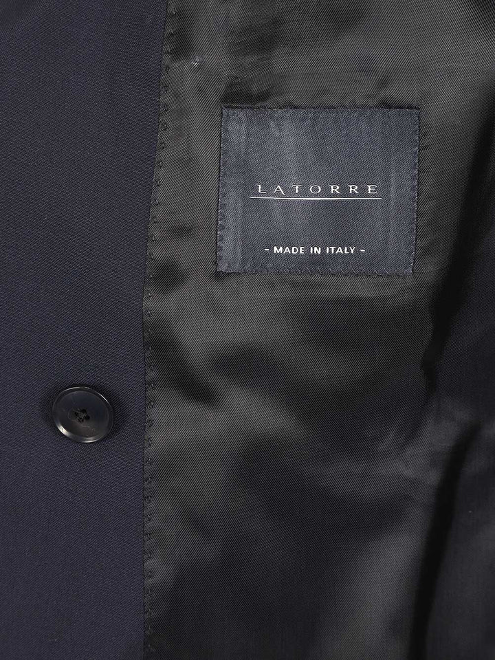 Latorre Double-Breasted Wool Blazer Giacche - Blu | cd1f0522661345bc46bc8e8c7f9b1c92aae0d704