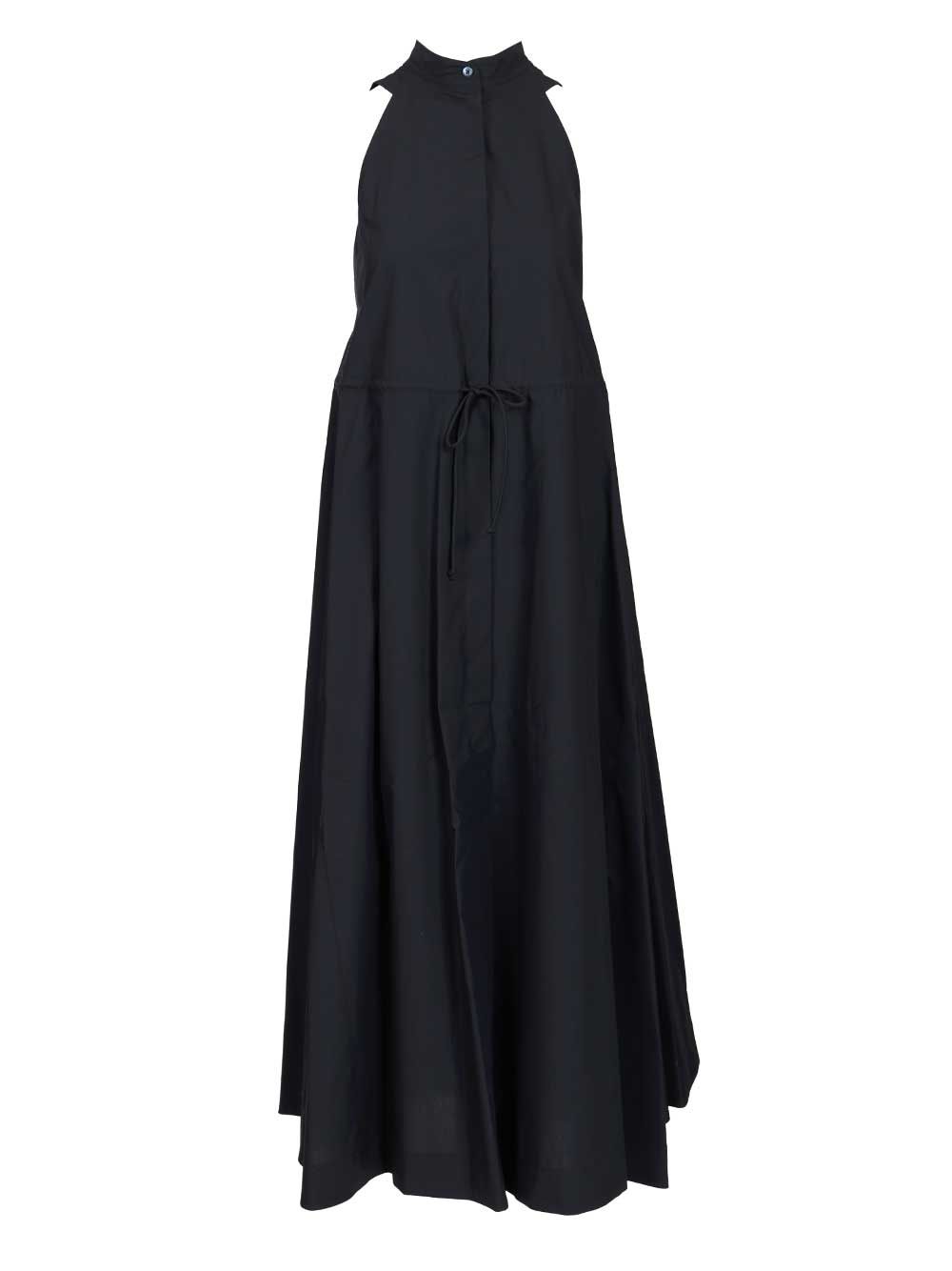 Emporio Armani Long Cotton Dress Abiti - Blu | 4ae9b300dc75c9ad998e337e9976917158862b25