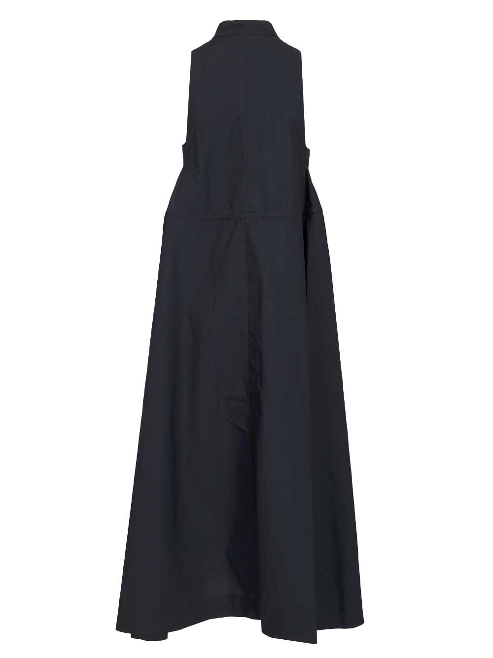 Emporio Armani Long Cotton Dress Abiti - Blu | 235fef34bfbdba8f469d796b3aa09b56f809537c