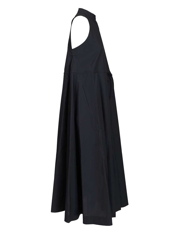 Emporio Armani Long Cotton Dress Abiti - Blu | 0802b66203acfba8d72441d78b067342b2f1d337