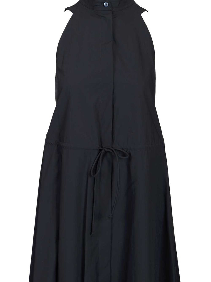 Emporio Armani Long Cotton Dress Abiti - Blu | 7c7ce43105bee7fb14119fe9283a7e74b659452b