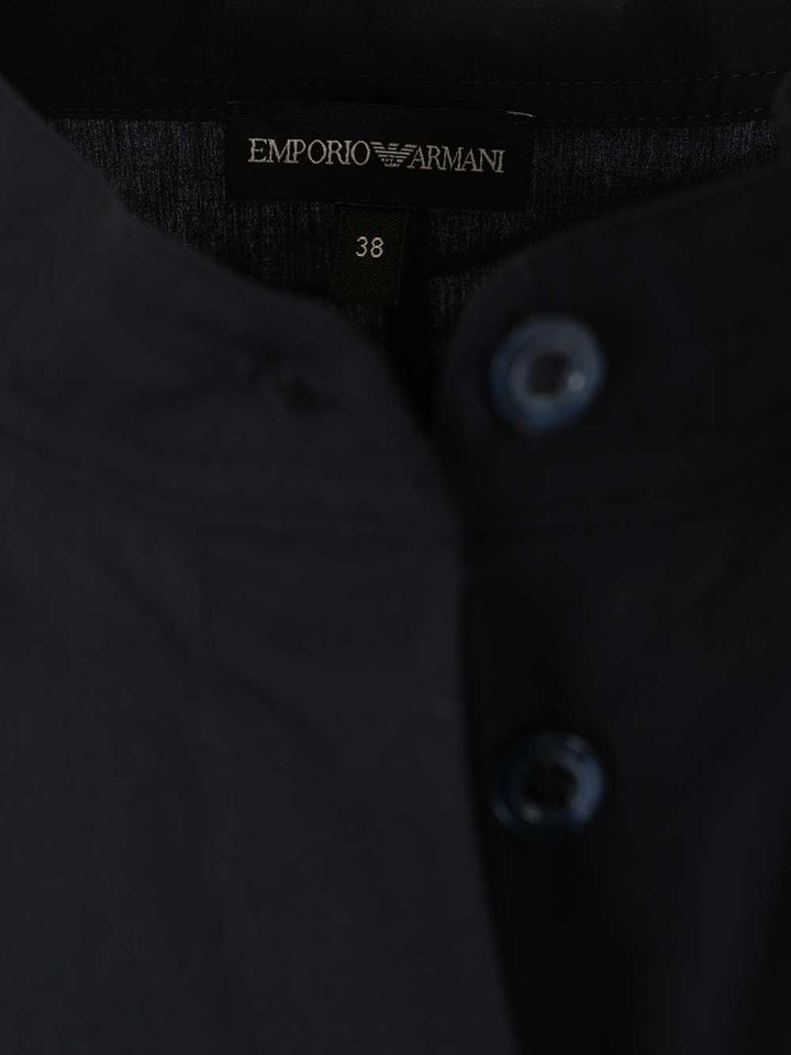 Emporio Armani Long Cotton Dress Abiti - Blu | 2b91482b220fda4cd7439c33ac08124151ee20d1