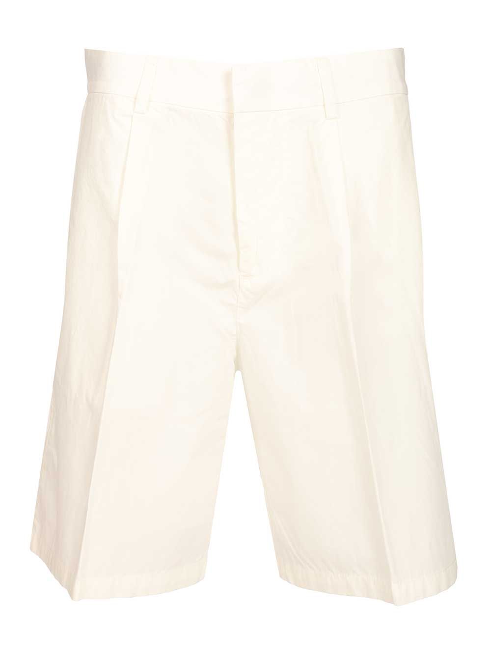Emporio Armani Bermuda Shorts Trousers - Bianco | 637875326b55e64acd651f85a202857a3c6dc9d9