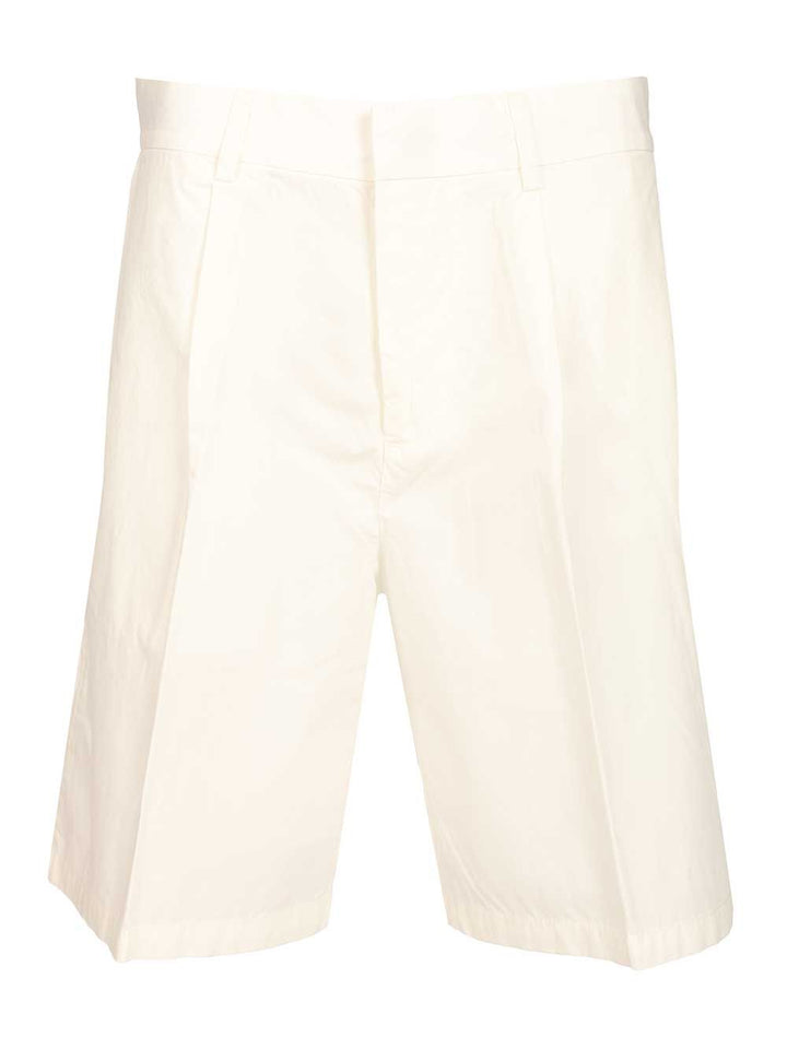 Emporio Armani Bermuda Shorts Trousers - Bianco | 637875326b55e64acd651f85a202857a3c6dc9d9
