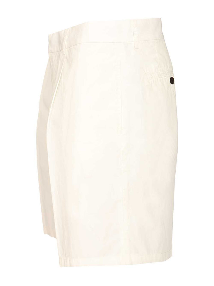 Emporio Armani Bermuda Shorts Trousers - Bianco | ef0d8c8031fff7299f5339e0a48cfd6426190928