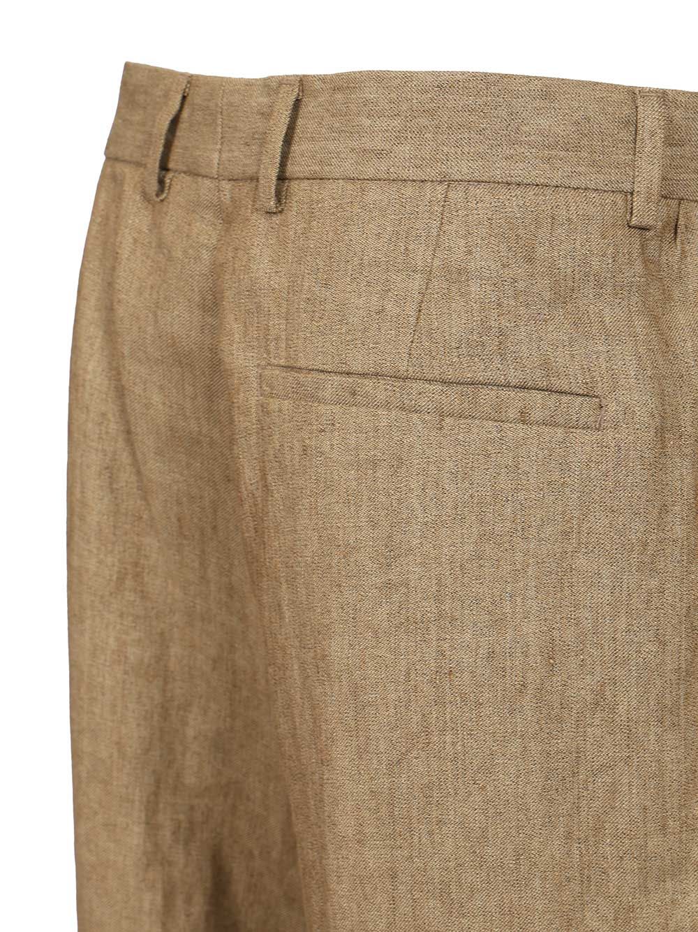 Emporio Armani  Trousers - Beige | 8907b6eca40c738e9afecdf68aaf63f1df56c029