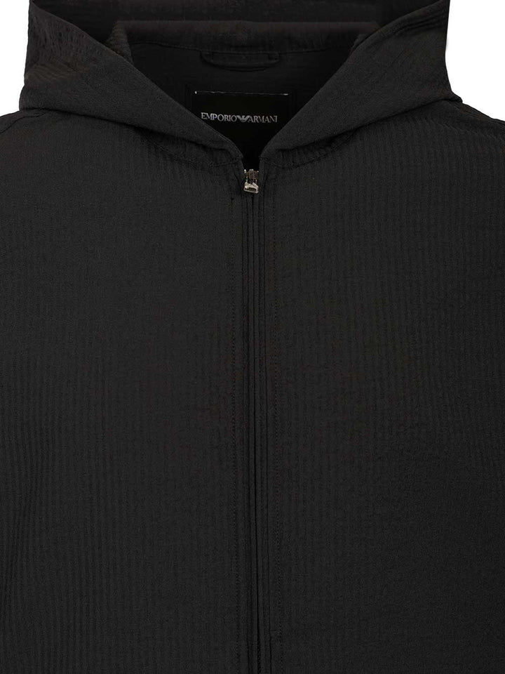 Emporio Armani Water Repellent Nylon Blouson Giacche - Nero | d7ee413cc859d3d6b892eaa11e9c70b8e9149814