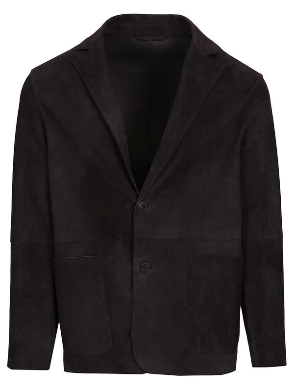 Suede Blazer Giacche Blu