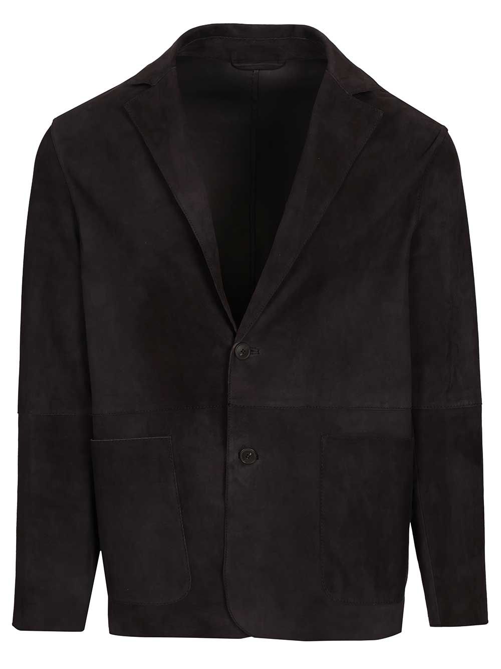Al Duca D'Aosta Suede Blazer Giacche - Blu | 2901ee6601c53c1ddc86303dee5a85b5d221af2e