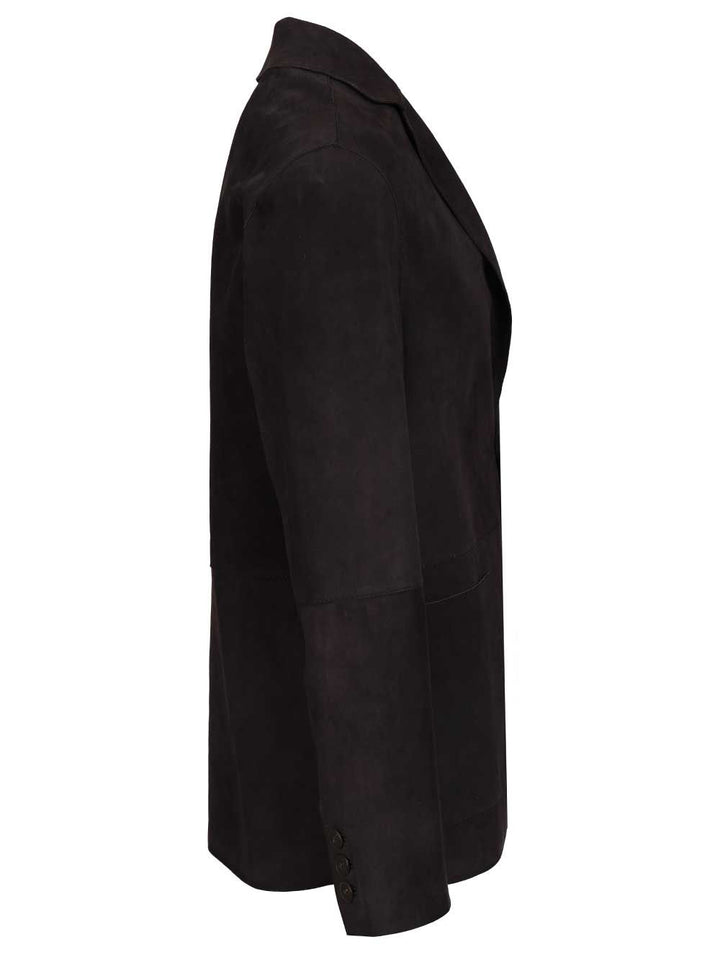 Al Duca D'Aosta Suede Blazer Giacche - Blu | 50e8e5cb864b0e0876461189ffec47567b72f57a