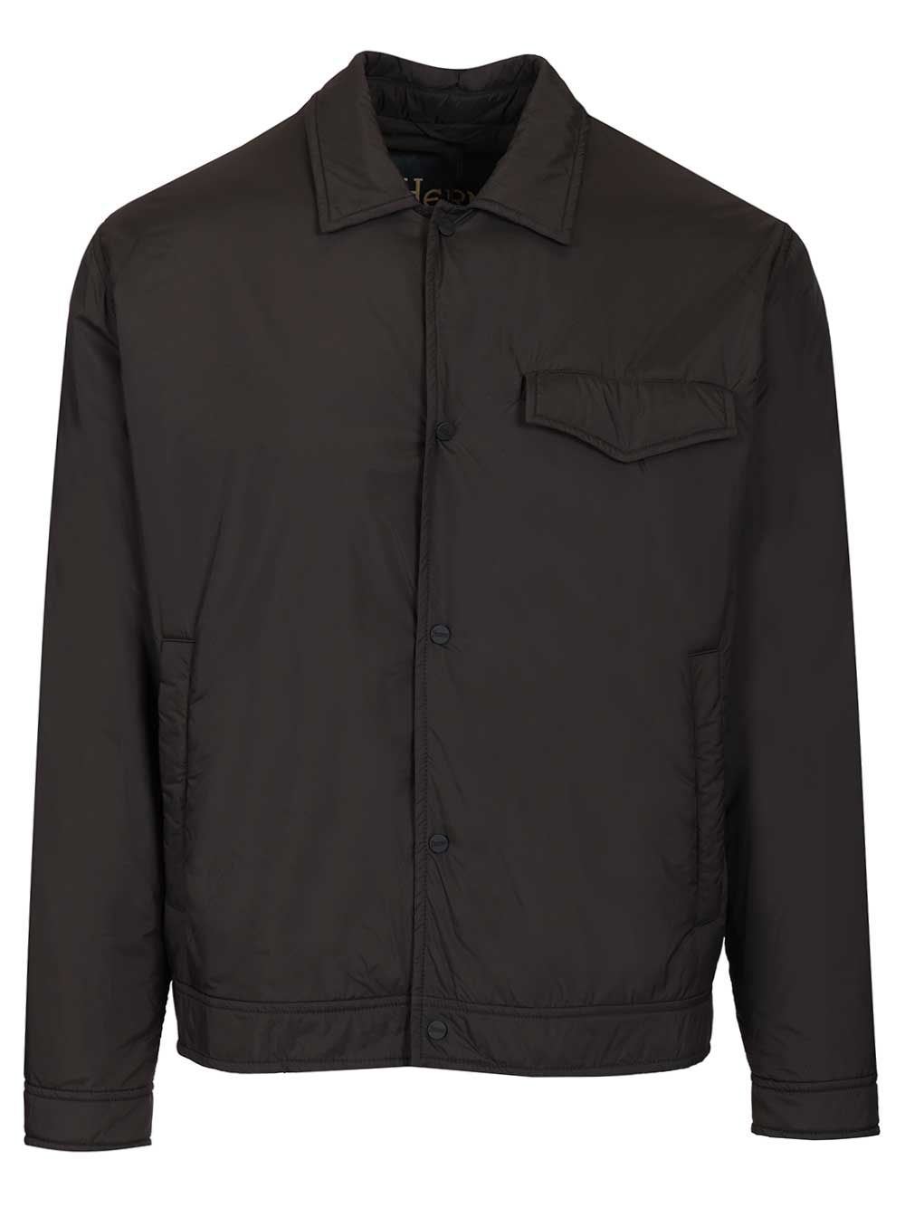 Herno Shirt Jacket Ecoage Nylon Giacche - Blu | 6286cdee55179744bfad852d024d99efac6bfb5d