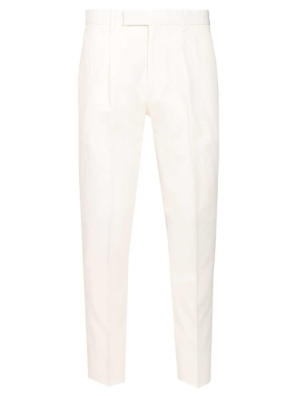 Ermenegildo Zegna Tailored Trousers - Bianco | 157f71229cfbc17dd0df4826d5fdec154000c4a9