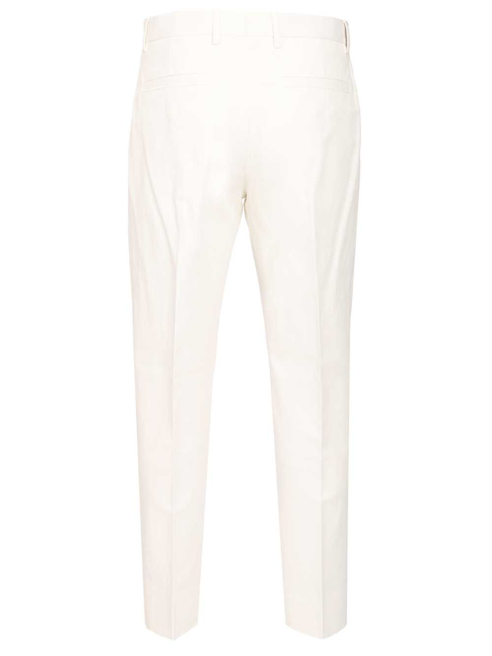 Ermenegildo Zegna Tailored Trousers - Bianco | 0601ba57c353b2d15c32e17299d5743965d8dc7a