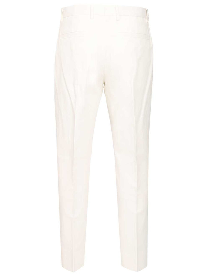 Ermenegildo Zegna Tailored Trousers - Bianco | 0601ba57c353b2d15c32e17299d5743965d8dc7a