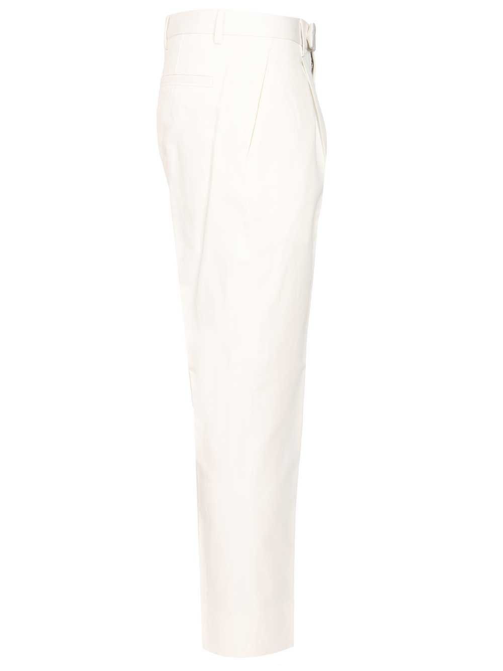 Ermenegildo Zegna Tailored Trousers - Bianco | 59406e72da6d05e05025d8e83633c66dda3abde7
