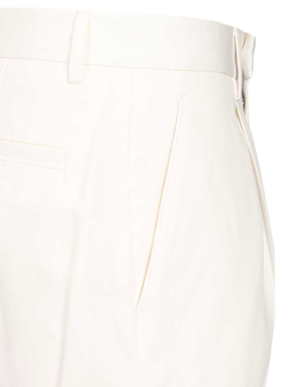 Ermenegildo Zegna Tailored Trousers - Bianco | e4b8b067d6159ef2a7307191f2e281dbd87e32b8