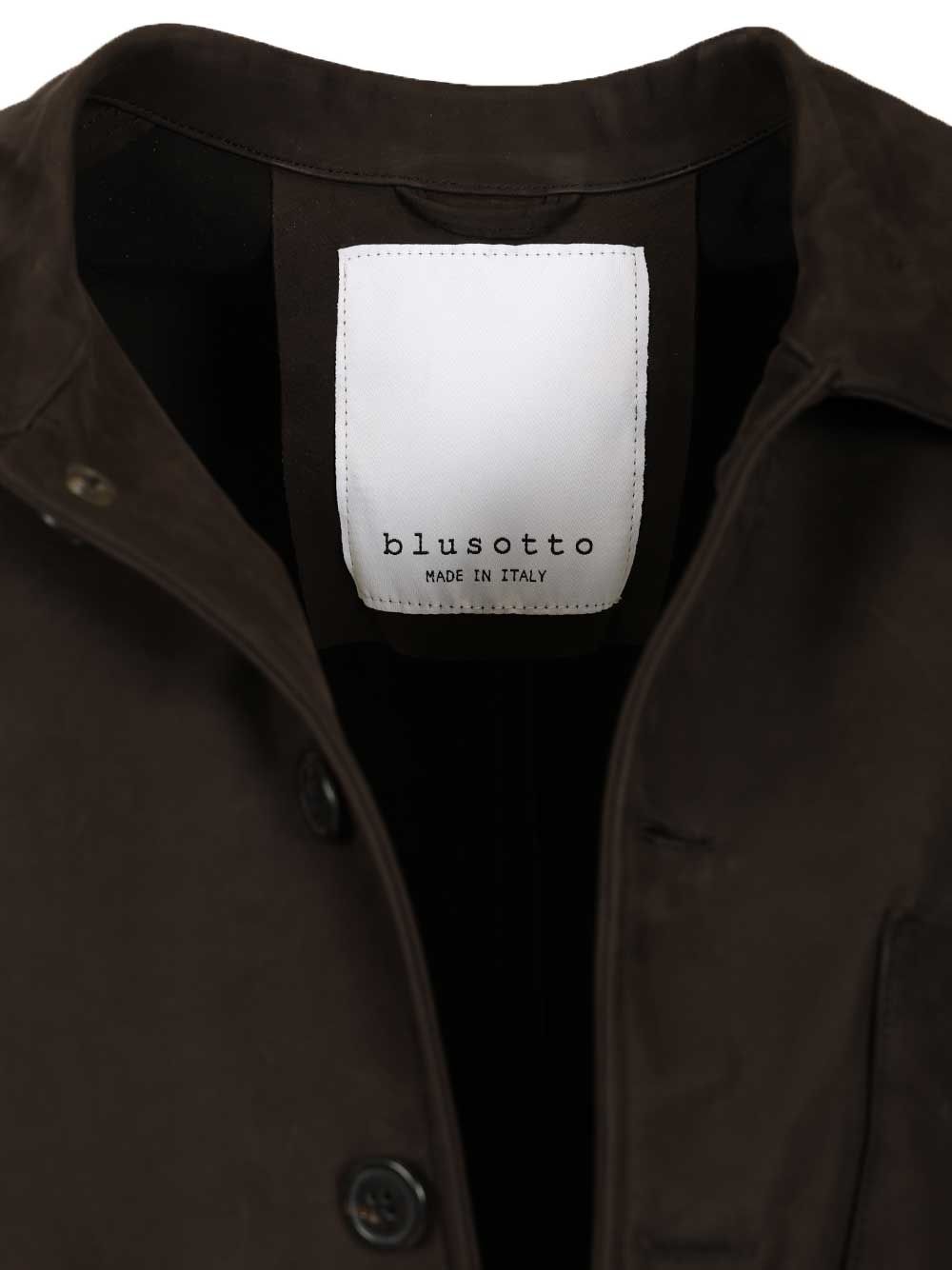 Blusotto Zeno Nubuck Overshirt Giacche - Marrone | c9f1a7f1f33c9eac6a63e06b1d8081425b249b8b