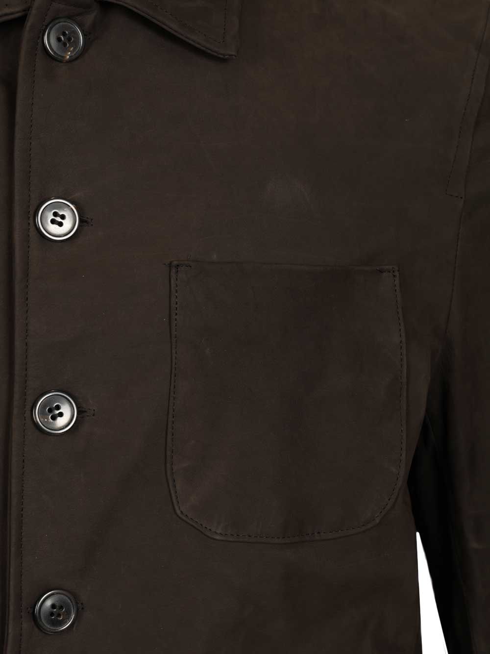 Blusotto Zeno Nubuck Overshirt Giacche - Marrone | 40c042d5daab67747f8d0092bfc67e095925786c