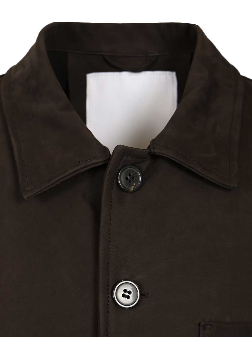Blusotto Zeno Nubuck Overshirt Giacche - Marrone | fb14135f039ffc5c13d3bab2108a123053999bbc