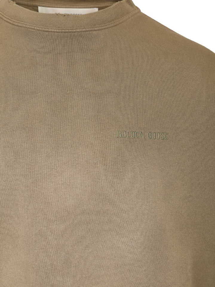 Golden Goose Deluxe Brand Cotton Sweatshirt Sweatshirts - Marrone | 3c7ee0d8f16b31cfd81e8210f219f742bba04739