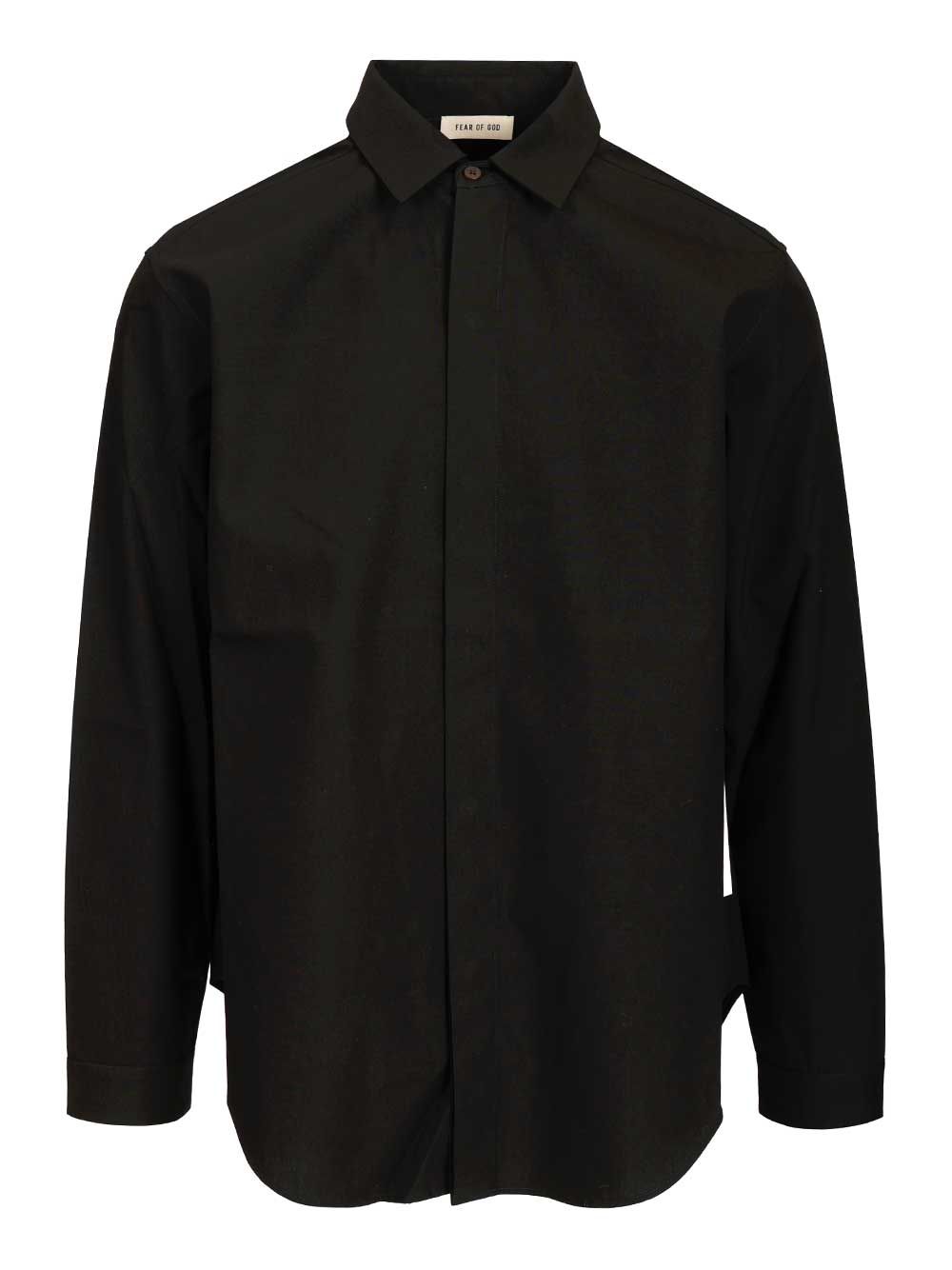Fear Of God Cotton And Wool Shirt Shirts - Nero | b8dbc8ece97913029b2178c1981c48029d3e47c2