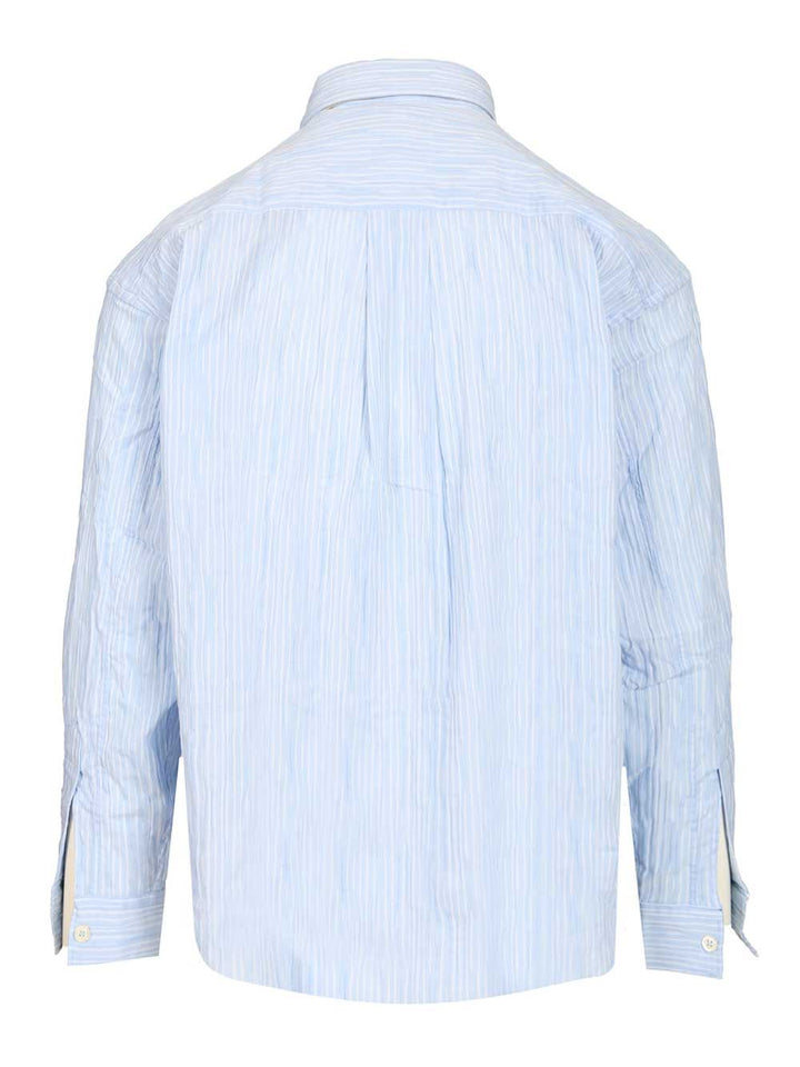 Amish Crinkle Cotton Shirt Shirts - Light blue | 16eb45dbd18447299df95457030f2a44bed54bb6