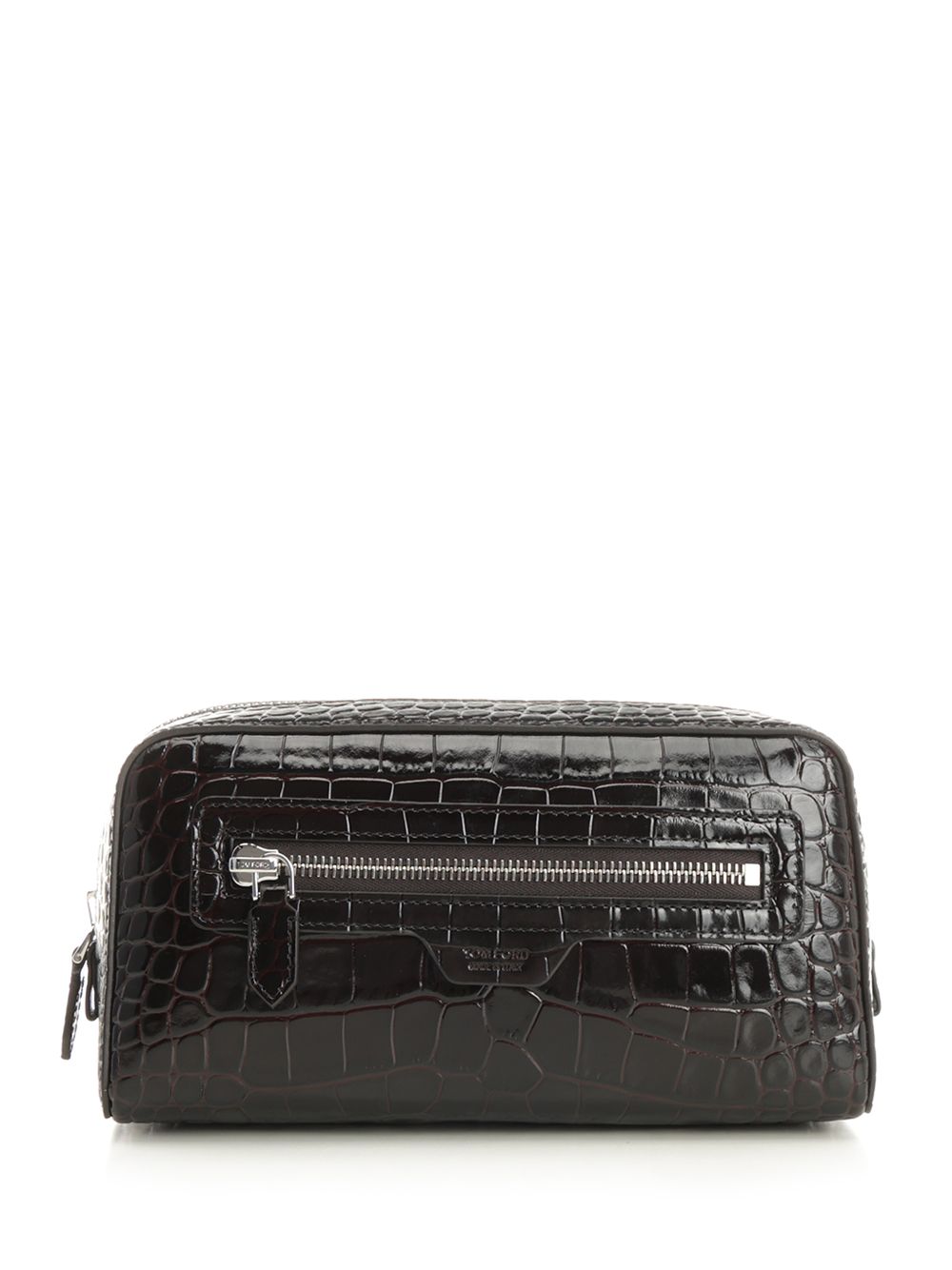 Tom Ford Leather Vanity Case Small leather goods - Marrone | 88a7946feb966d8a0d2c8b8988ad722421dfbbf5