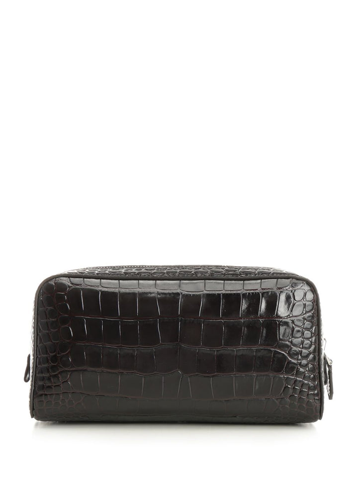 Tom Ford Leather Vanity Case Small leather goods - Marrone | 8ea565d2acd0fea94093e7743720bdbb002485d6