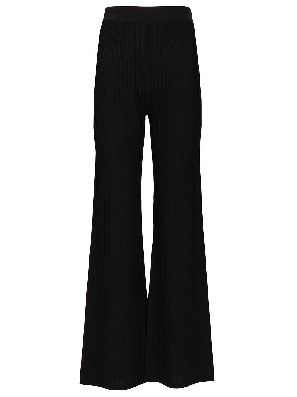 Max Mara Bello Knitted Trousers - Nero | f8cafabaf2325b2abd9405fb2e3b7f63bef043d9