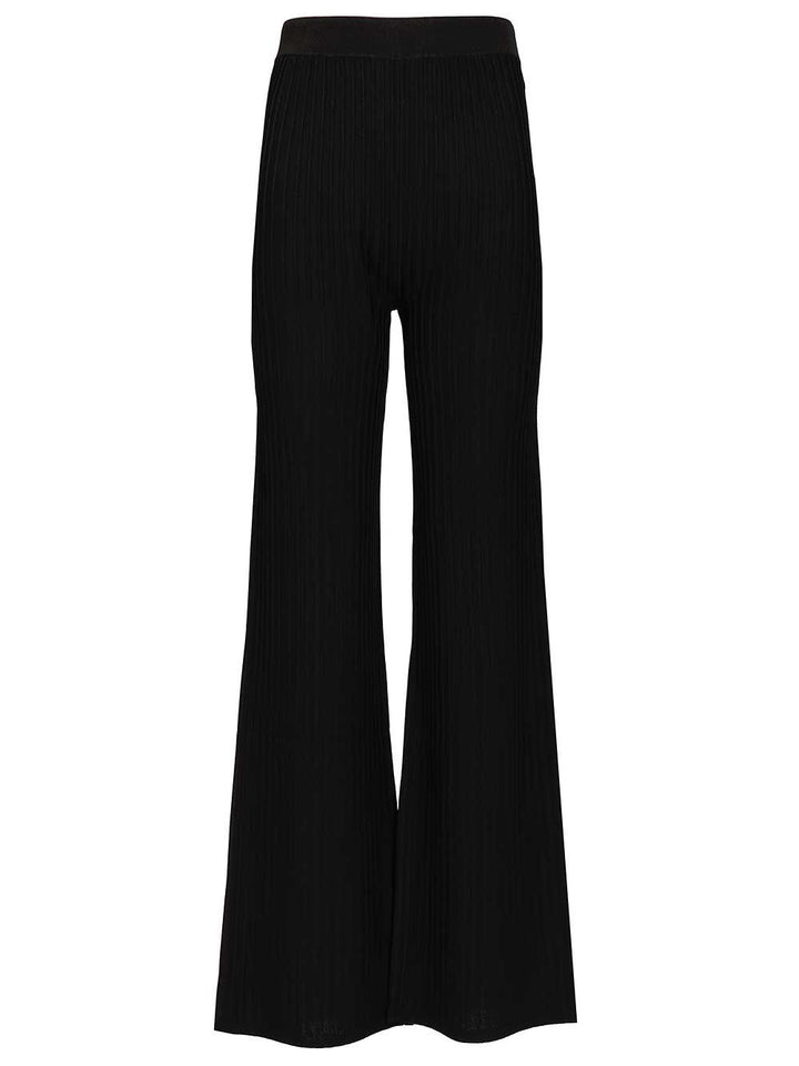 Max Mara Bello Knitted Trousers - Nero | f8cafabaf2325b2abd9405fb2e3b7f63bef043d9