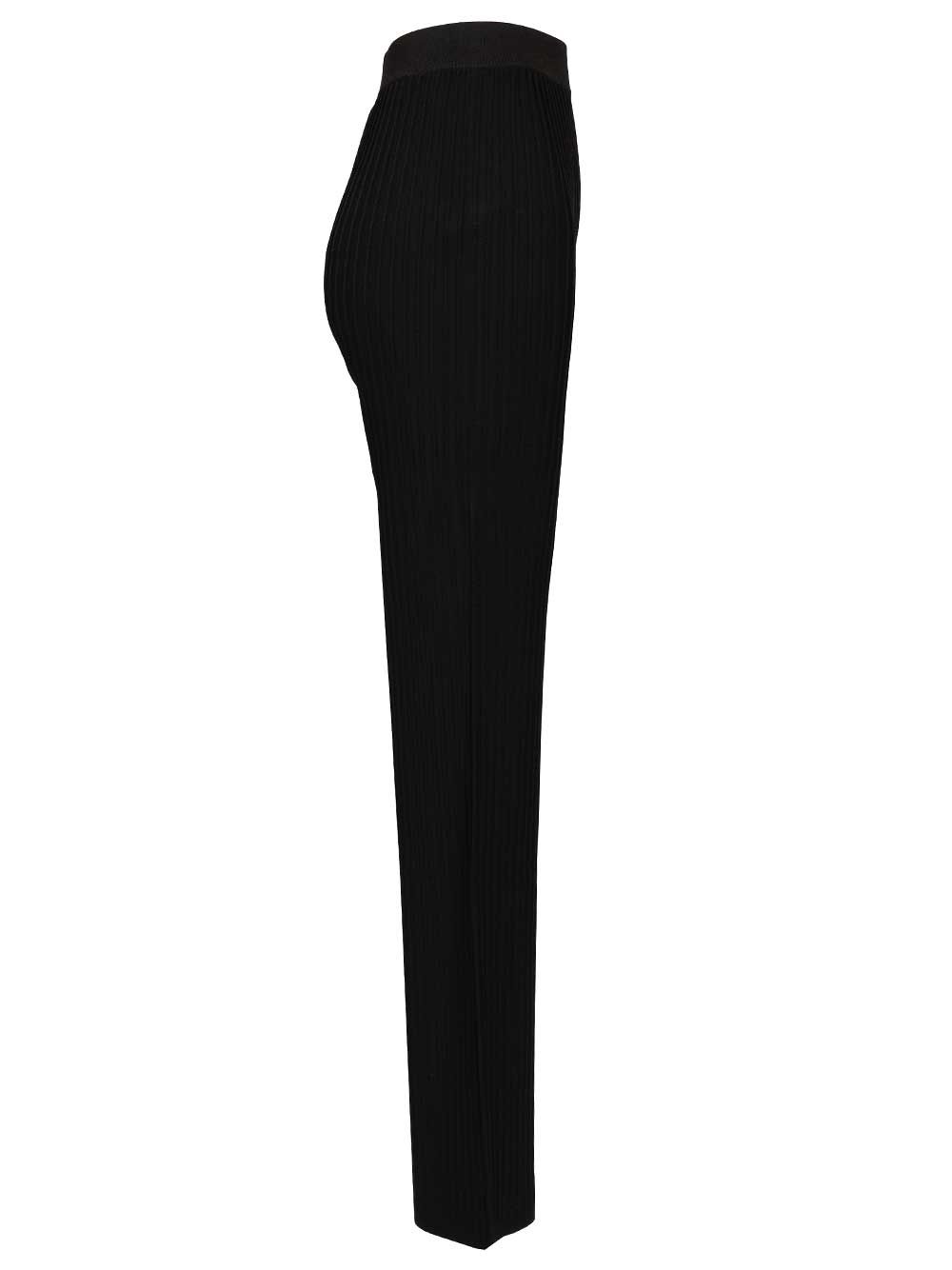 Max Mara Bello Knitted Trousers - Nero | bf178a3b0667c91e1cae3aa1c6f6694bf0ab7992