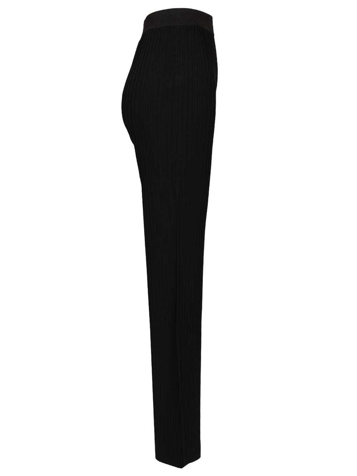 Max Mara Bello Knitted Trousers - Nero | bf178a3b0667c91e1cae3aa1c6f6694bf0ab7992