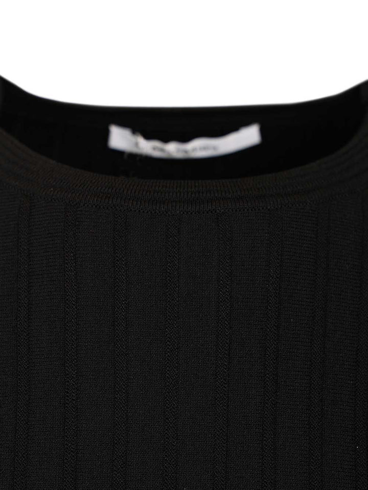 Max Mara Ribbed Sweater Top - Nero | b43656142b848013d2c9e601338198d5f7131296