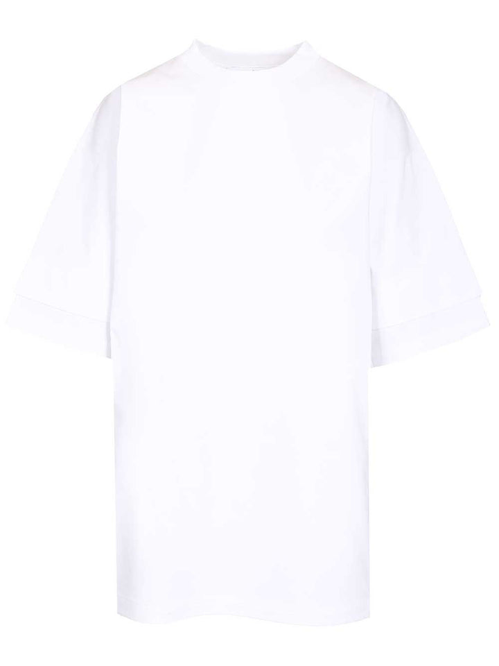 AlaÏA Layered Cotton T-Shirt - Bianco | cdd57aed0d1883fd7d98e79b77af6542ce2f2683