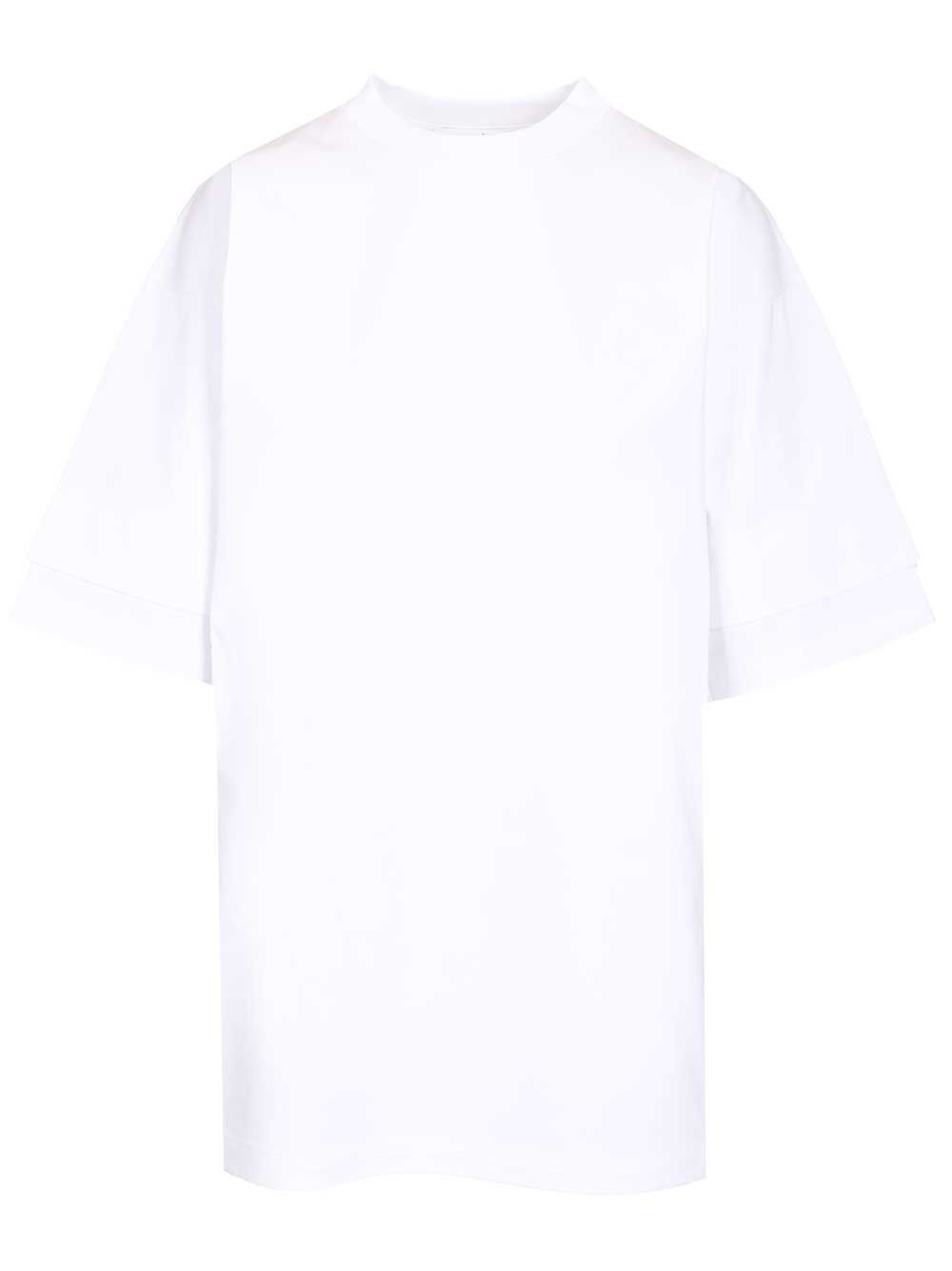 AlaÏA Layered Cotton T-Shirt - Bianco | cdd57aed0d1883fd7d98e79b77af6542ce2f2683