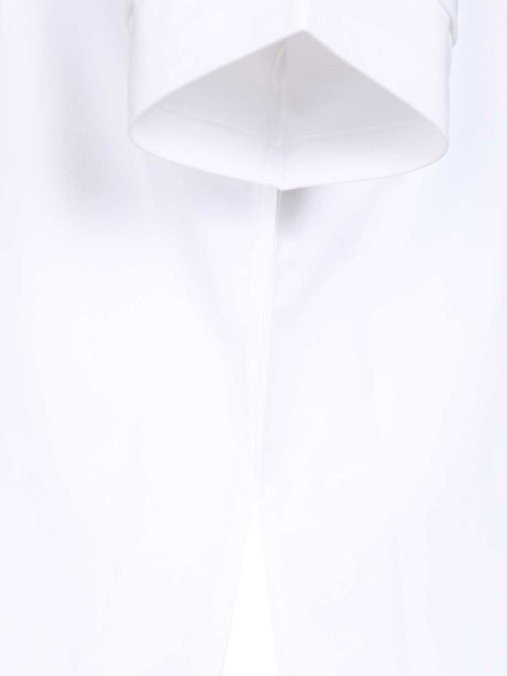 AlaÏA Layered Cotton T-Shirt - Bianco | 8227213260d9c764fabe049124221fe25cd10873