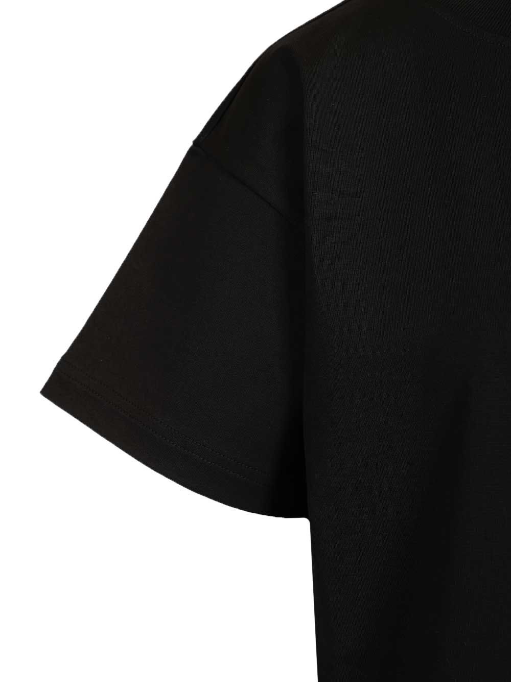 AlaÏA Cotton Jersey  With Fringe T-Shirt - Nero | d974991f7290c77506b05604c22a3add93dae612