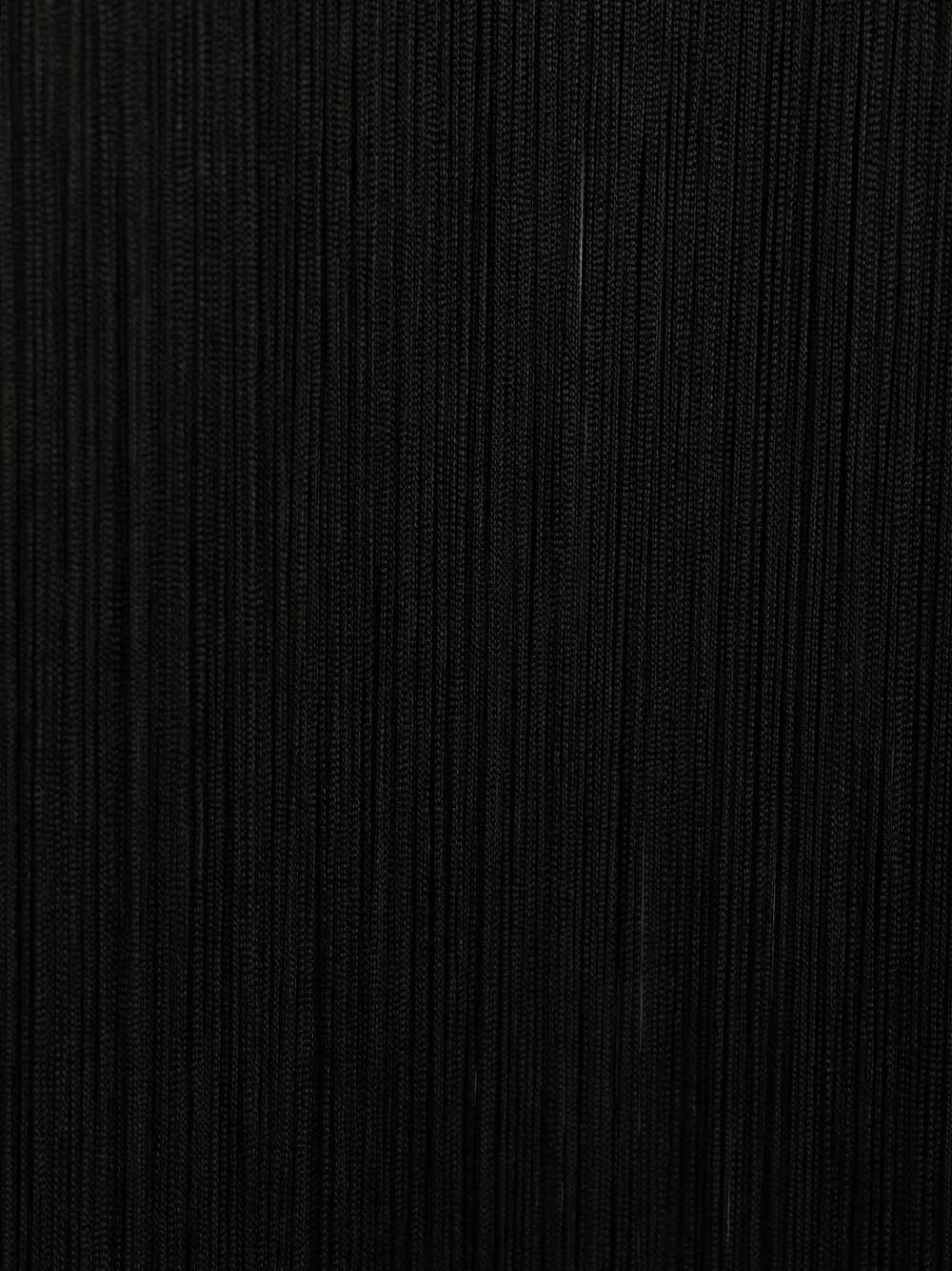 AlaÏA Cotton Jersey  With Fringe T-Shirt - Nero | b11222f176cb4d6989e42980b055bed3ae7928b2