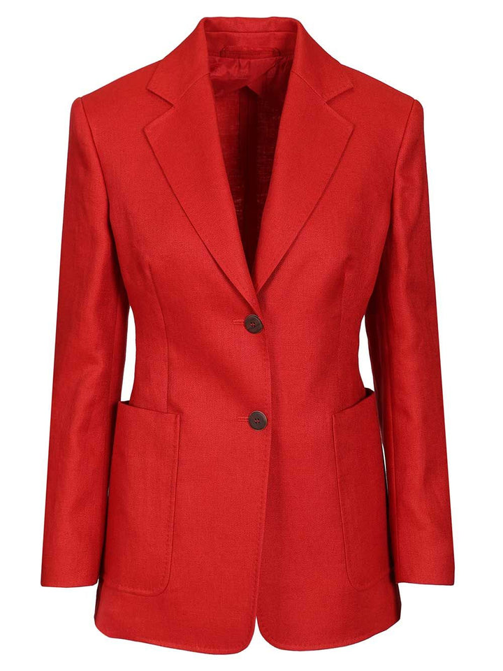 Max Mara Linen Blazer Giacche - Rosso | 0540b661936f0fa048fe1c5f6730fd2d185b42ae