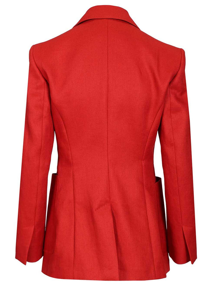 Max Mara Linen Blazer Giacche - Rosso | d9d68628287c44da2354063f8d0417c1d48e36e5