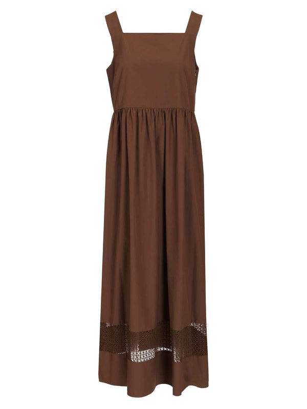 Sleeveless Dress Abiti Marrone