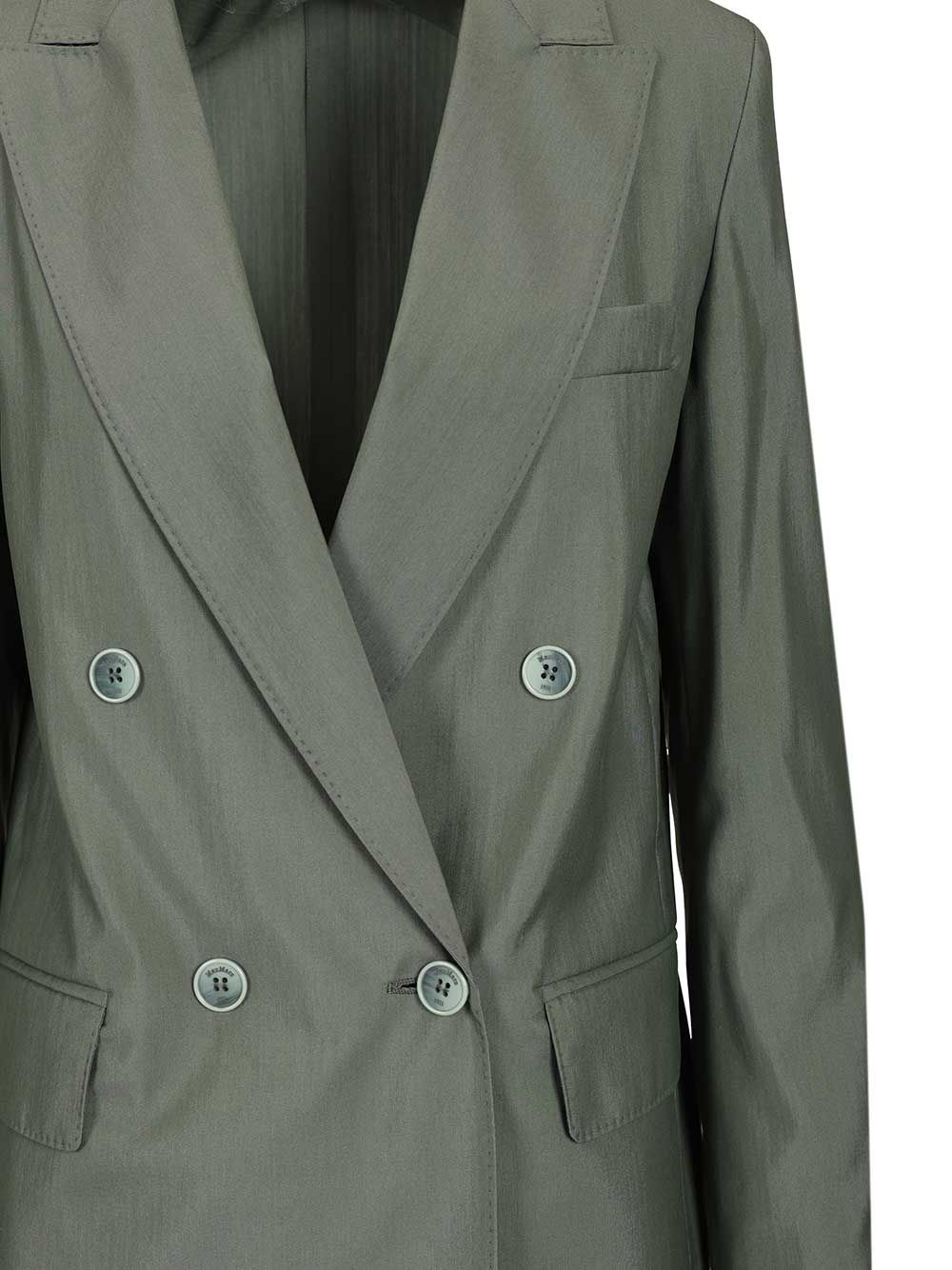 Max Mara Double-Breasted Blazer Giacche - Verde | e9015816a56b42e92f4dd3dea984c754792ea958