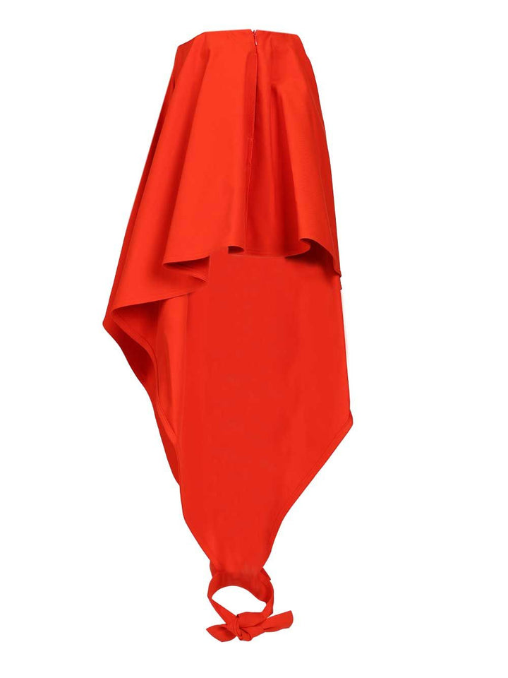 AlaÏA Wide-Leg Trousers - Rosso | 3420ccb56ab3c28f33dc25c2efd12a841074e707