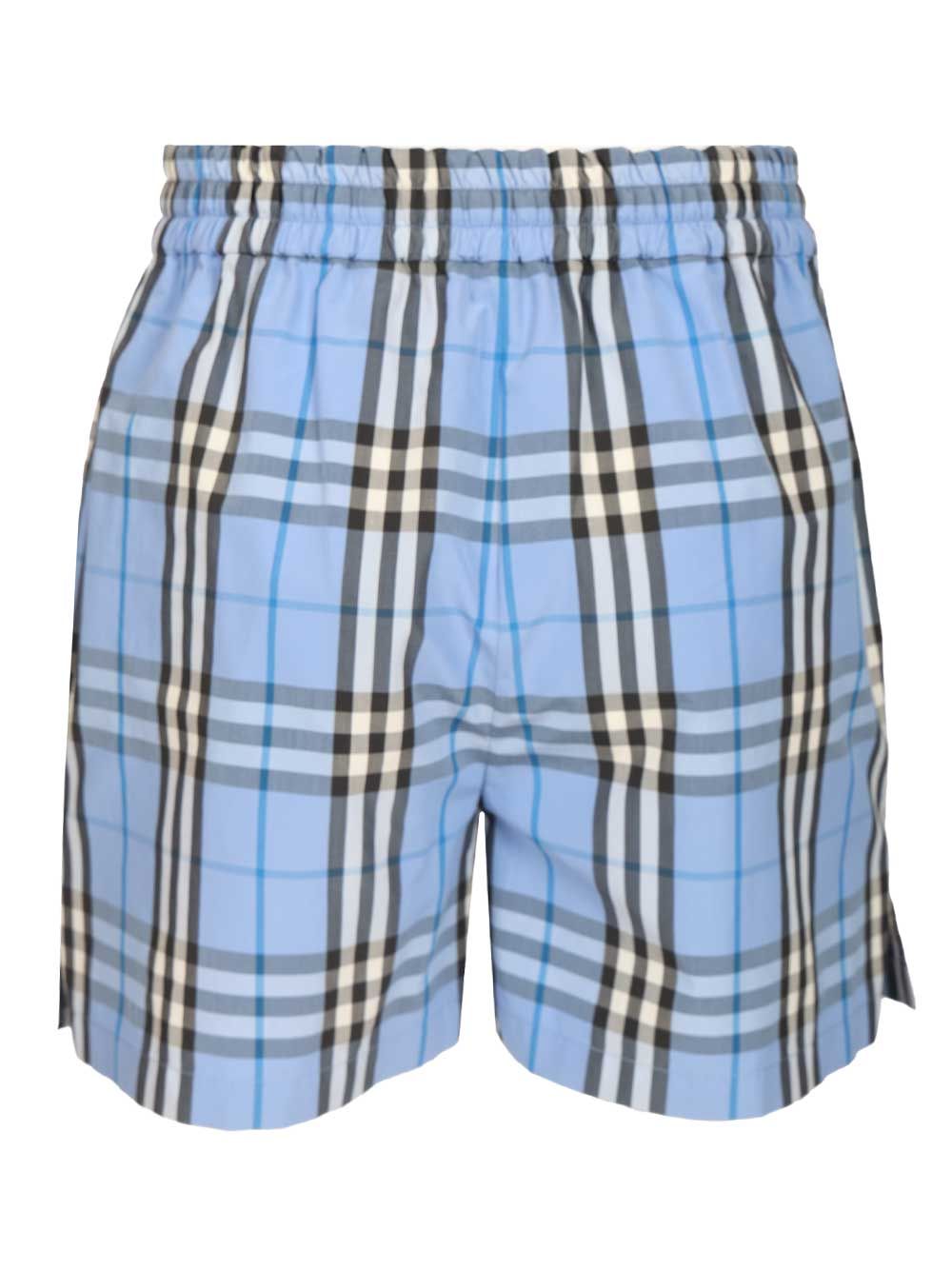 Burberry Check Trousers - Light blue | f9e99da0dc3a82f4881a3f5c8989b4dc9932910d