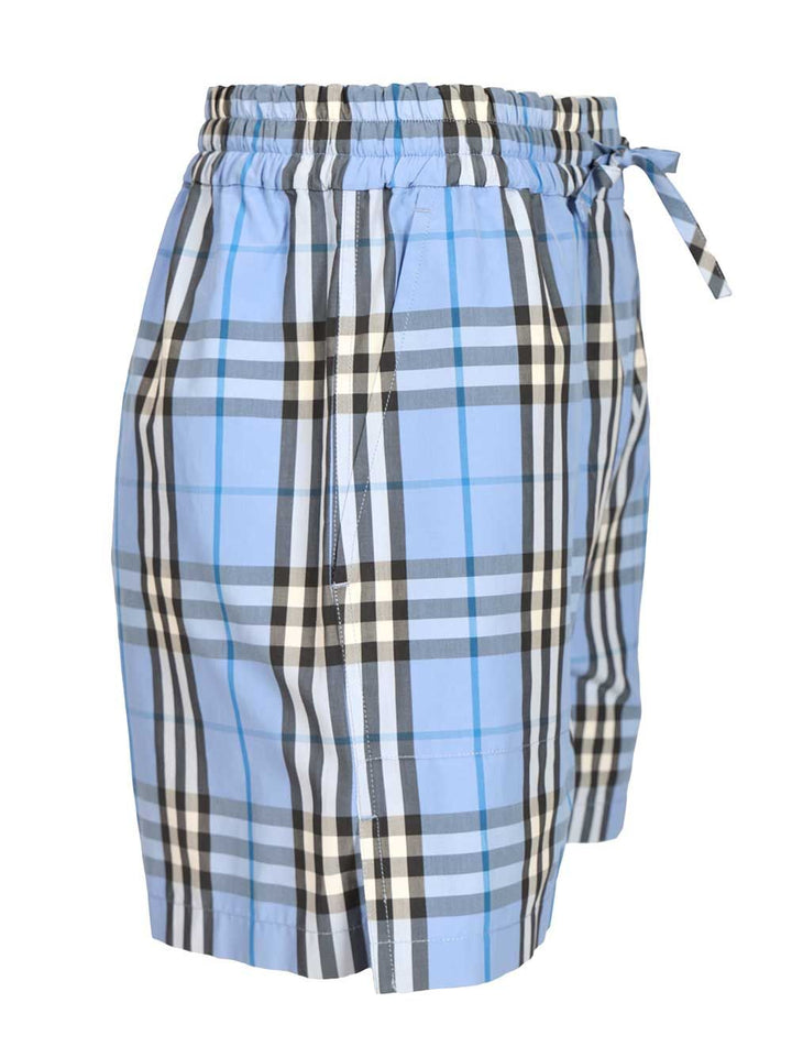 Burberry Check Trousers - Light blue | 53371d41a99d68432da77a5bf15d114f1ee3e7db