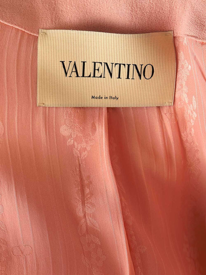 Valentino Garavani Short Jacket In Crispy Light Wool Giacche - Rose | 0a44641df2ded136bb306e11f3c083df5e6fcaa6