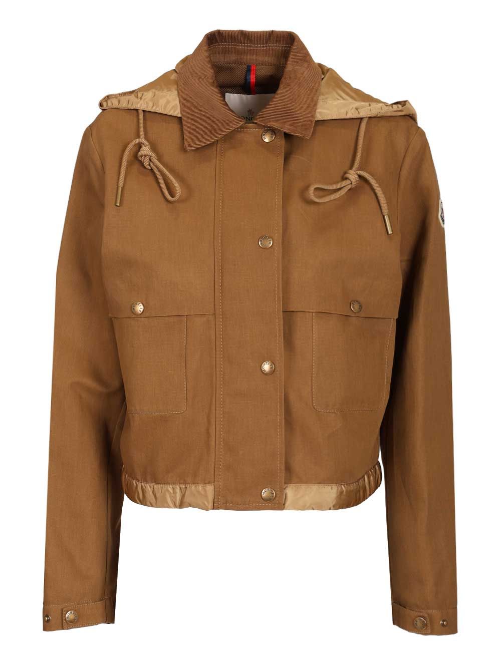 Moncler Aconitum Shirt Jacket Giacche - Marrone | 868557cf80107bdaec89ee636099dfceca5ad118