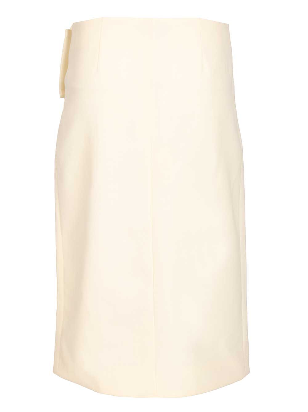 Ami Midi Skirt Gonne - Bianco | 5825db3e2058e4a3ce7fe406d6740612ff95701f