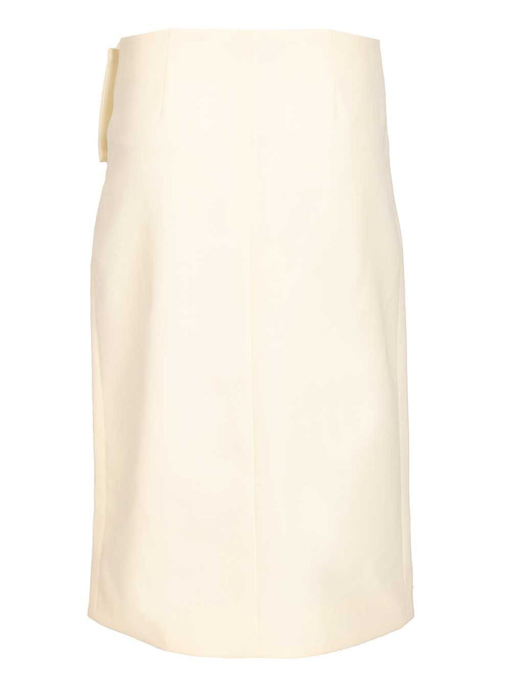 Ami Midi Skirt Gonne - Bianco | 5825db3e2058e4a3ce7fe406d6740612ff95701f