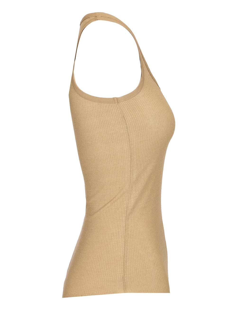 Isabel Marant Helma Tank Top Top - Beige | 379b4084b1f40b351fe2c7e6d1eefdc4d19f3224